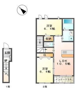 ベルフォーレ・アイリス 2【2階】の間取り