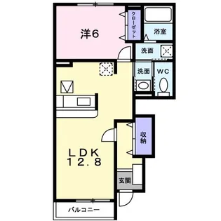 ミルトプラッツ【1階】の間取り