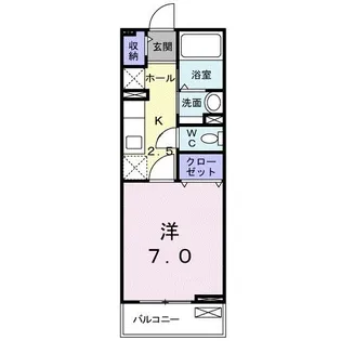 埼玉県所沢市小手指町1【アパート】の間取り