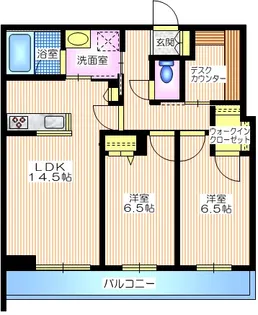 神奈川県横浜市港北区下田町2【マンション】の間取り