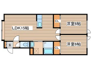 リラコート【2階】の間取り