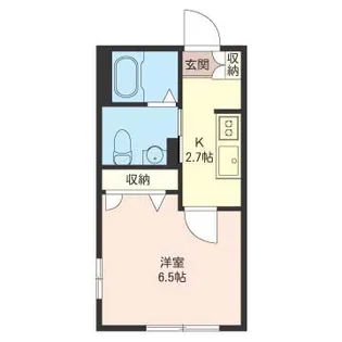 フューザンムサシノ【1階】の間取り