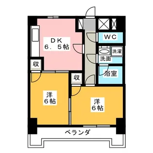 メゾン広路通【5階】の間取り