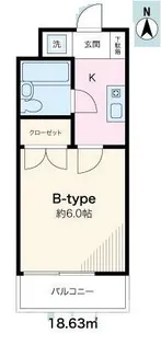 フラット75【5階】の間取り