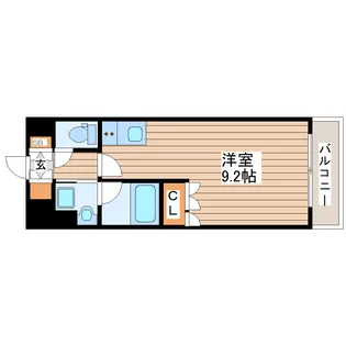 セレブアロース長町【5階】の間取り