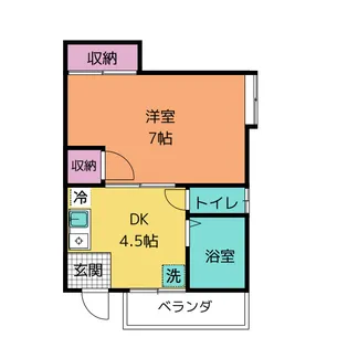 ヒルハイム【2階】の間取り