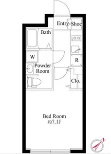 ハーモニーグラシア代々木【5階】の間取り