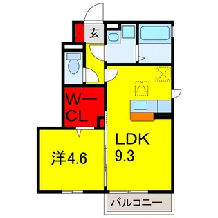 コルテ【1階】の間取り