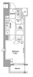 ザ パークハビオ巣鴨【3階】の間取り