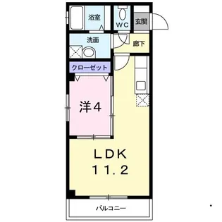 プラシード K【2階】の間取り