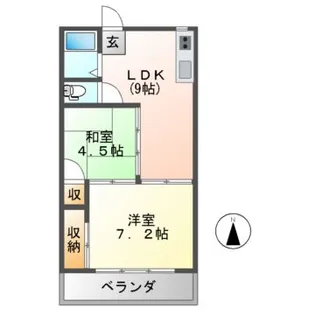 アマルフィ【2階】の間取り