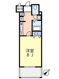 グランヴァンウエストヴィル町田【4階】の間取り