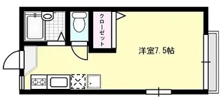 クロスファームIII【1階】の間取り