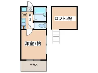 ウィステリア六角橋II【1階】の間取り