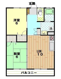 オークなかむら【1階】の間取り