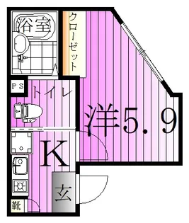 MaisonBuddy【2階】の間取り