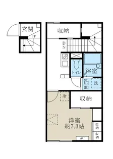 レオパレス池田【2階】の間取り