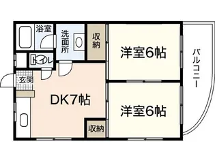 タガシラビル【3階】の間取り