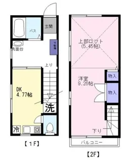 ルーチェ瀬崎【2階】の間取り