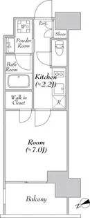 カナルフロント芝浦【9階】の間取り