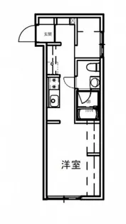 リバーノース中野東【1階】の間取り