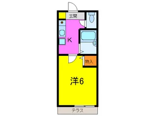 魚崎雅ハイツ【1階】の間取り