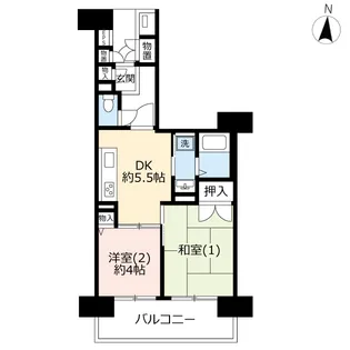 URアーバンライフ東新小岩【7階】の間取り