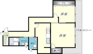 ココアール【2階】の間取り