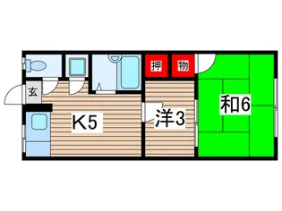 サンヴェルデ石橋【2階】の間取り