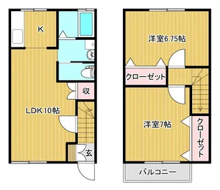 リバージュ青山東の間取り