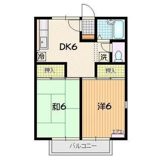 サンクレール【2階】の間取り