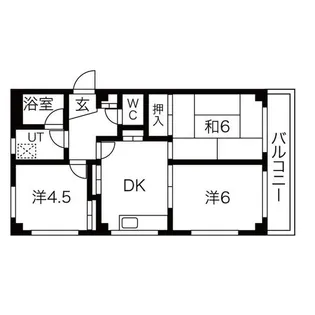レヂデンス馬場【2階】の間取り