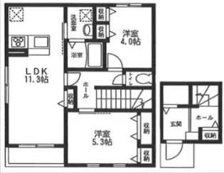 MIWAーFICASA【2階】の間取り