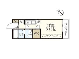 イリス草津東【2階】の間取り