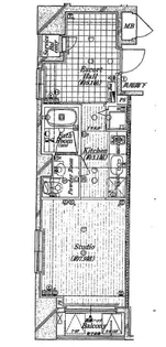 ラ・グラースダイヤモンドマンション秋葉原【9階】の間取り