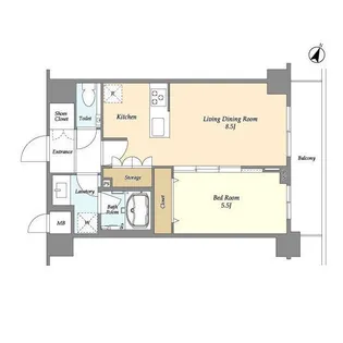 URBANLINK護国寺【3階】の間取り