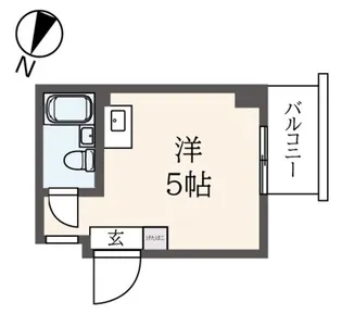 TOPROOM・新宿公園第2【11階】の間取り