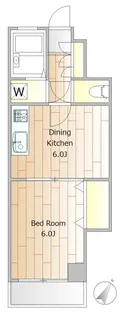 カーサ宇田川【2階】の間取り