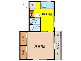 Lucky Palace【3階】の間取り