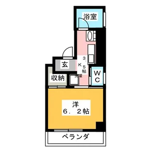 石井ビル【3階】の間取り