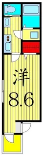 Best Stage 西日暮里【4階】の間取り