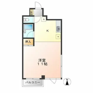 マクレノン赤堤II【3階】の間取り