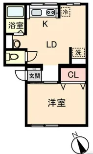 ソファレ奥沢【1階】の間取り