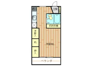 ハイツシャローム【1階】の間取り