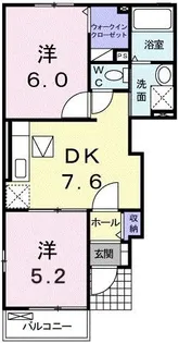 グレイス吉田 II番館【1階】の間取り
