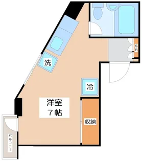 デイライト東山【2階】の間取り