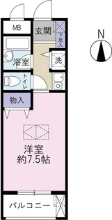 ミレニアム成和【2階】の間取り