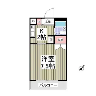 フラッツマグノリア【3階】の間取り