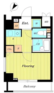 メインステージ護国寺II【3階】の間取り