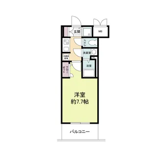 サムティ夕凪LUKSUS【10階】の間取り